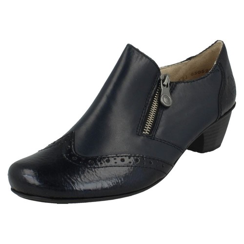 Zapatos pantalón de tacón inteligente de cuero Rieker '41757' para dama - Imagen 13 de 21