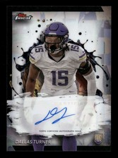 2024 Finest Dallas Turner -DT Rookie Finest Autos Auto Minnesota Vikings TV2276