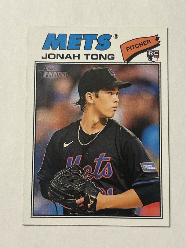 2026 Topps Heritage - Jonah Tong #137 (RC)