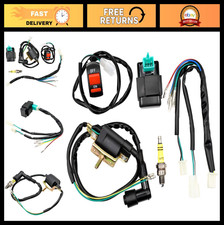 Magneto Ignition Coil Wiring Loom, CDI Kill Switch  Spark Plug Kit for 50cc-140