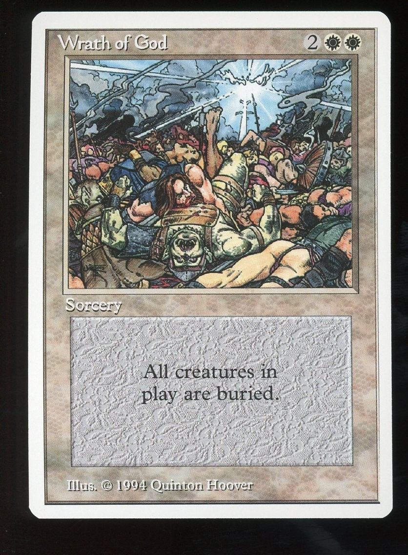 NM/MINT Summer Magic Wrath of God ~ Vintage MTG ~ RARER than Alpha!!!