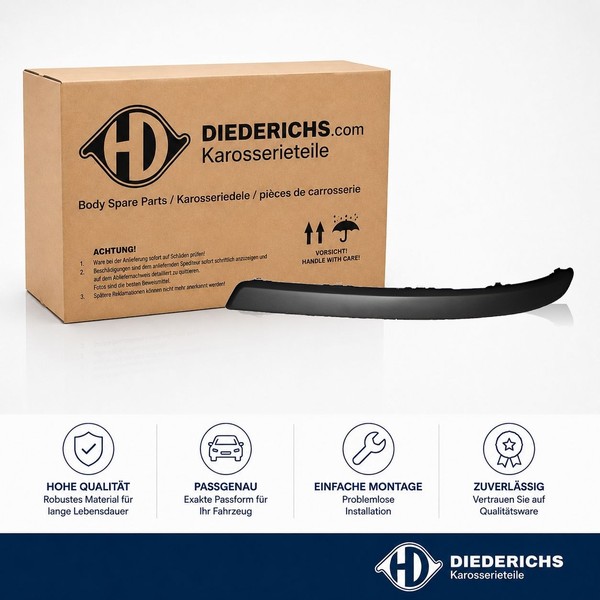 Zier Schutzleiste StossfÄNger Vorne Rechts Diederichs 1813262 FÜR Opel-image