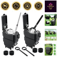 Waterproof Golf Ball Washer Drill-Free Club Cleaner - Compact Detachable