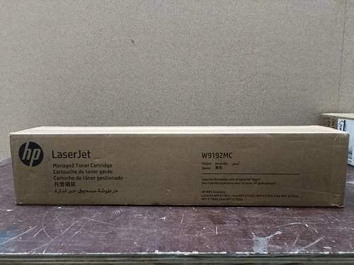 Original Managed Toner Cartridge HP W9192MC Yellow for HP MFP E77822