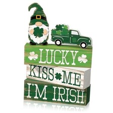 5 Pcs St Patricks Day Decoration St. Patrick's Table Signs Saint Patty's Clover