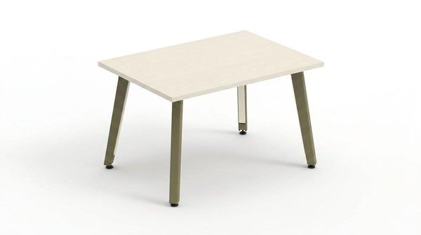 Moderner Couchtisch Holzoptik Mit Metallbeinen Wohnzimmertisch-image