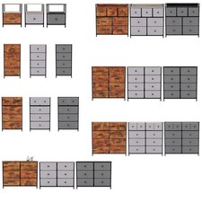 Chorley Various Size Fabric Chest Of Drawers Bedside Livingroom Office Furniture