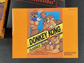 Donkey Kong Classics (Nintendo NES, CIB, Complete w/ Box & Manual, Authentic)