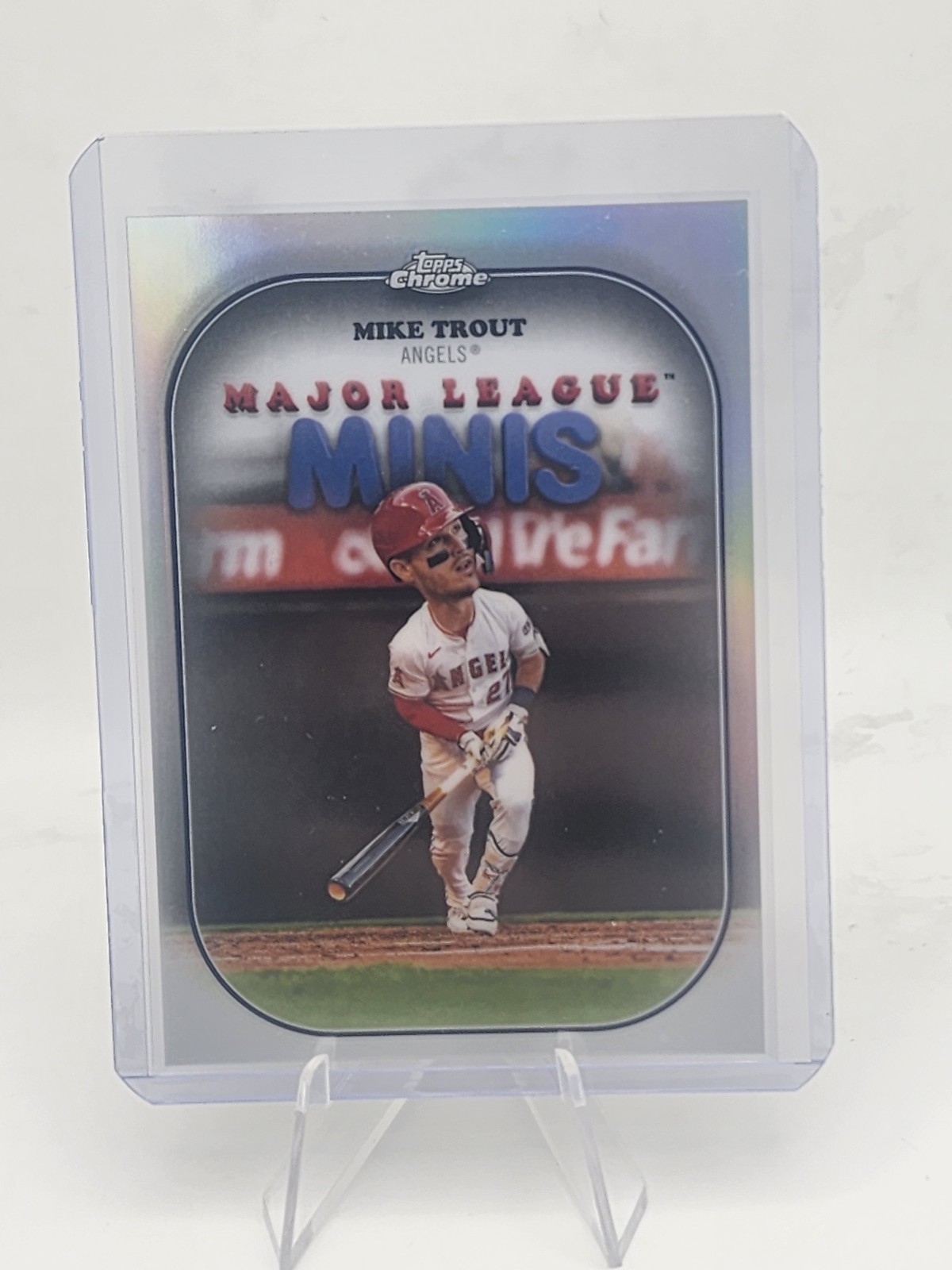 2025 Topps Chrome Update - Mike Trout Major League Minis #MM-4 SSP Angels