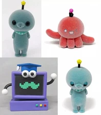 Educational Program Flocked Figuren Set of 4, Tama, Paul, Sad Tama  Duty Paid or