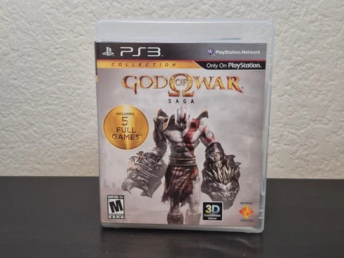PS3 God of War Saga 5 Game Set 2-Disc Bundle Sparta Olympus CIB Complete 2010