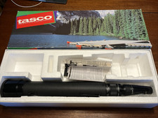 80s Tasco Spotting Scope 22EB ZOOM 20x-60x 60mm In Box - NO TRIPOD