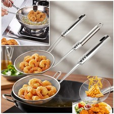 Ladle Spider Mesh Frying Strainer Skimmer Spoon Set Kitchen Stainless Utensils
