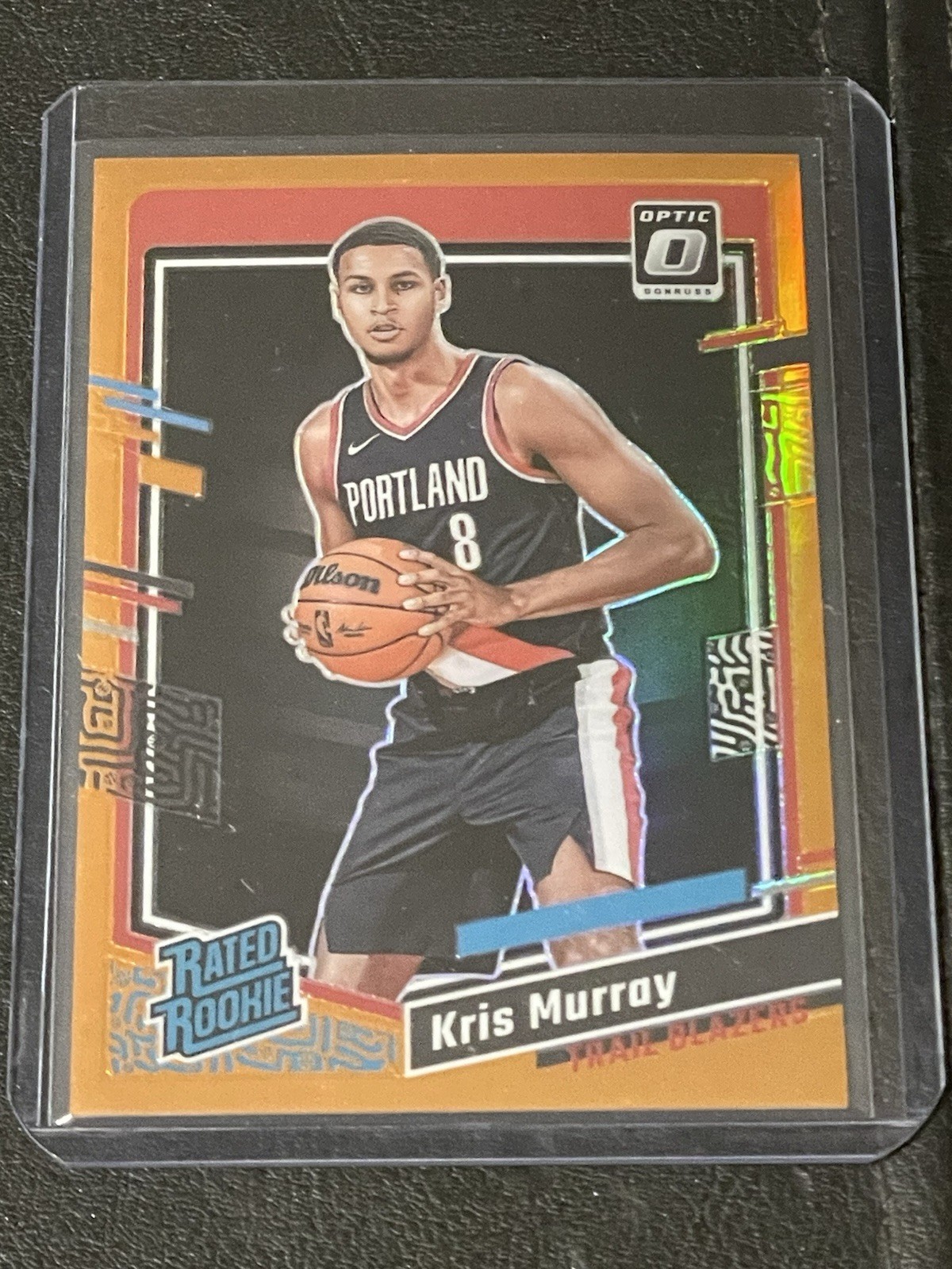 2023-24 Kris Murray Donruss Optic Rated Rookie Orange 22/199 #213 Trailblazers