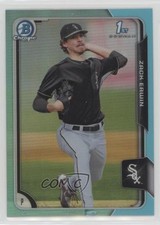 2015 Bowman Draft Chrome Sky Blue Refractor Zack Erwin #24 1u6