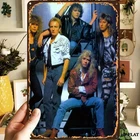 Tin Metal Signs Home Décor "80s Rock Legends Band Poster Vintage Music Art Print