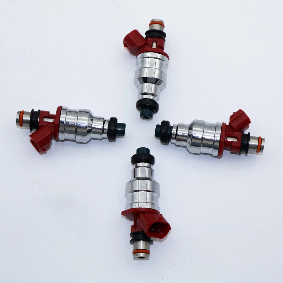 4X DENSO Fuel Injectors 23250-35040 For Toyota 4Runner Pickup T100 22RE 2.4L Foto 2 de 4