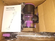 Prettycare W400 Cordless Stick Vacuum Cleaner for Carpet Hard Floor Pet Powerful