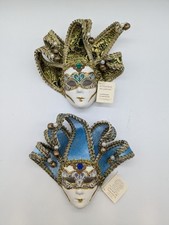La Maschera Del Galeone Mask Venice Jester Joker Mini Masquerade Carnivale Italy