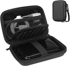 External Hard Drive Travel Case for 2.5" HDD/SSD -Black