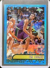 Tim Thomas Refractor - 2001-02 Topps Chrome B...