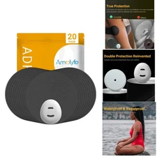 Reusable Protective Cover & 20 Pcs Breathable Dexcom G7 Adhesive Overpatches