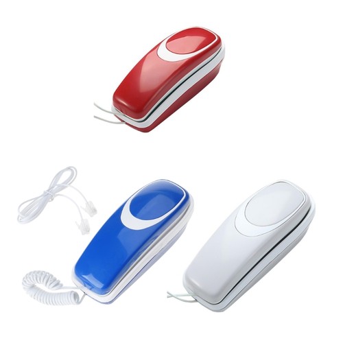 Corded Telephone Fixed Landline Phone for Kitchen Bedroom Wall/Desk Mount
