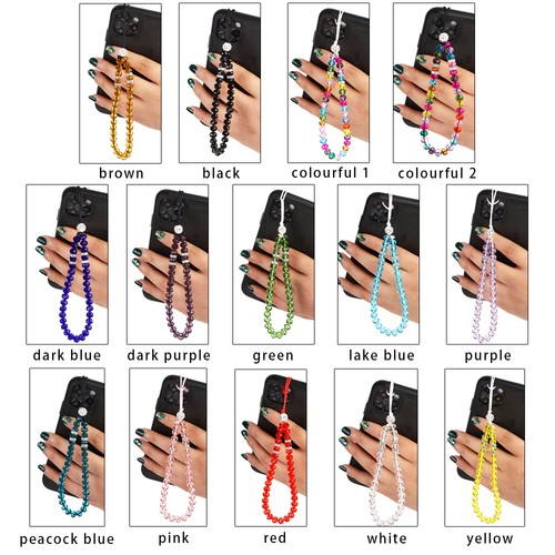 Chain Phone Hang Rope Cell Phone Case Hanging Cord Mobile Phone Strap Lanyard - Photo 2 sur 25