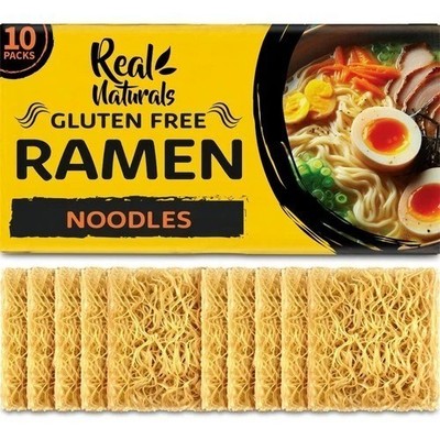 Gluten Free Ramen Noodles 10 Packs Vegan Low Sodium Brown Rice