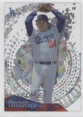 2014 Topps High Tek National League Ice Diffractor 62/75 Fernando Valenzuela 0ad