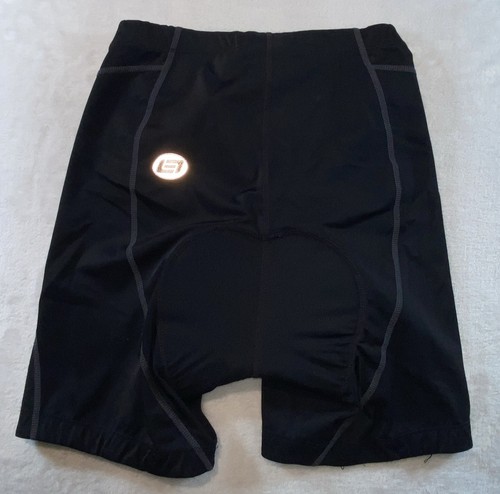 BELLWETHER Cycle Shorts Size L BLACK with CONTOUR PAD Spin Biking Bicycle - Picture 13 of 16