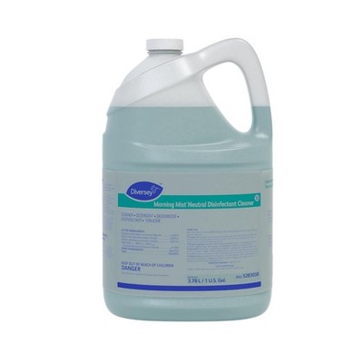 DIVERSEY MORNING MIST NEUTRAL DISINFECTANT CLEANER 1 GALLON NEW