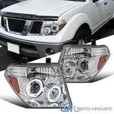 Fits 2005-2008 Frontier 05-07 Pathfinder Projector Headlights LED Halo Lamps