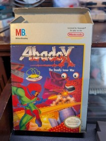Abadox: The Deadly Inner War Nintendo NES w Box No manual Cleaned Works Great