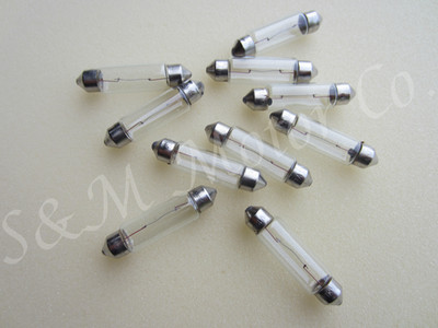 10 LUCAS 270 BULB BMW TURN SIGNAL 12V 18W FESTOON T11 x 42 mm