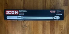 ICON TW12-250 1/2" Drive 50-250 ft.lb. Professional Click Torque Wrench W/Case