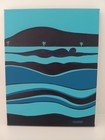 Swimmer Diver Waves Ocean Sea Pop Blue Tiki Tropical Island Palm trees  Hawaii — photo 1