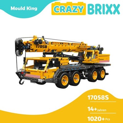 Mould King 17058S Mobieler kranwagen Kranwagen LKW  Crane Klemmbausteine Technik