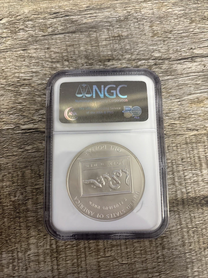 2006 P Ben Franklin Scientist Commemorative Silver Dollar MS69 NGC - Image 2 of 2