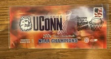 UCONN Men's 2004 BASKETBALL CHAMPION USPS Event Cover Stamp + Envelope
