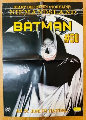 BATMAN # 50 German Promo Poster - Alex Ross - DC Comics 2000