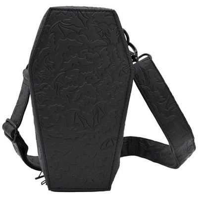 Kreepsville 666 Coffin Hip Pouch Embossed Bats Fanny Pack Shoulder Crossbody Bag
