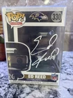 Funko Pop NFL Legend Ravens - Signed Ed Reed Figure w/ COA HOF Safety 🔥