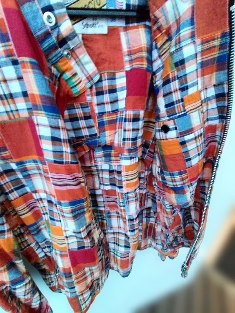 SCHOTT Patchwork Rider Jacket Men’s 38 Spring Sum… - image 6