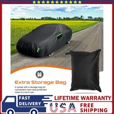 Car Cover For Honda Civic Waterproof Black Outdoor Snow Sun Protect 190t Car Cover For Honda Civic Waterproof Black Outdoor Snow Sun Protect 190t