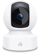 Kasa 1080p Indoor Pan/Tilt Wired Security Camera - 1 Count Pack of 1 , White