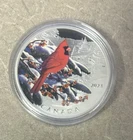 2023 Canada $20 Fine Silver Coin - Colourful Birds: Northern Cardinal  B2023