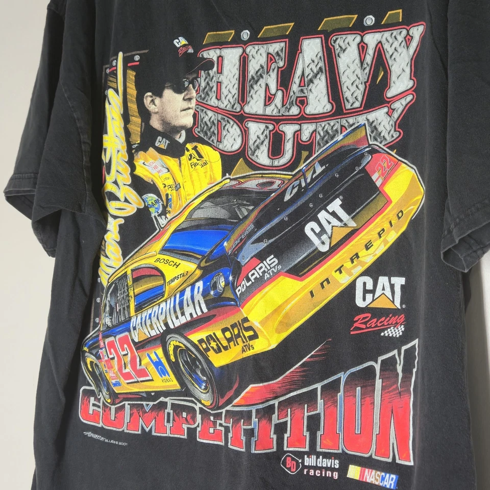 Camiseta De Colección Cat Ward Burton Bill Davis Racing NASCAR Talla XL Heavy Duty 2001 Foto 2 de 4