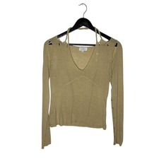 Vintage Y2K La Perla Viscose Wool Cut Out V N...