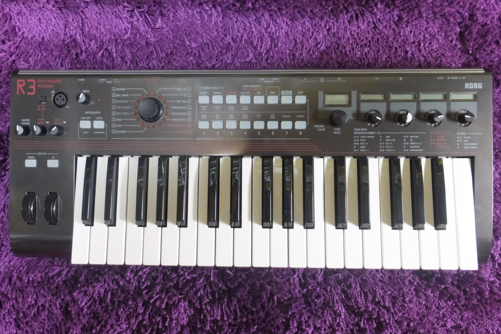 KORG R3 シンセサイザー ボコーダー - burnet.com.ar